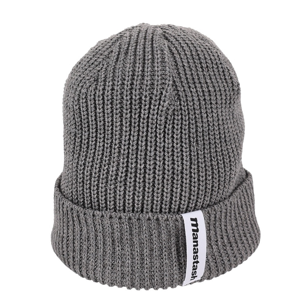 マナスタッシュ（MANASTASH）（メンズ、レディース）ニットキャップ  コットンビーニー  792-3974001 GRY グレー