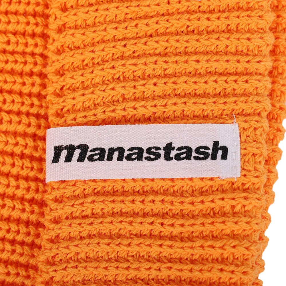 マナスタッシュ（MANASTASH）（メンズ、レディース）ニットキャップ コットンビーニー 792-3974001 ORG オレンジ