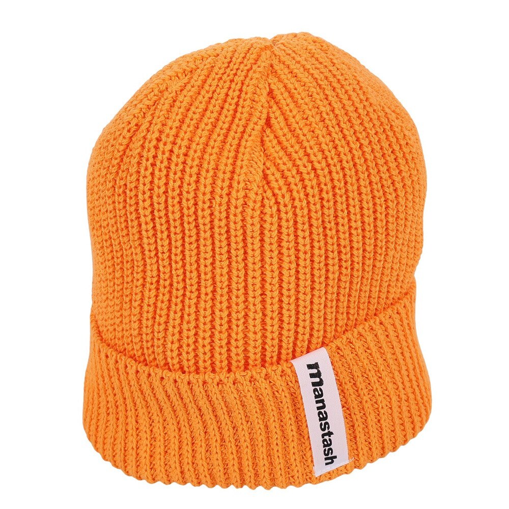 マナスタッシュ（MANASTASH）（メンズ、レディース）ニットキャップ コットンビーニー 792-3974001 ORG オレンジ