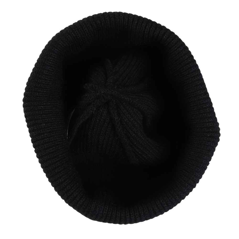 キウ（Kiu）（メンズ）ニット帽 ニットキャップ 2WAY YARN ビーニー K380-900 ブラック 汚れにくい