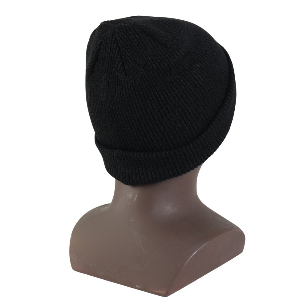 キウ（Kiu）（メンズ）ニット帽 ニットキャップ 2WAY YARN ビーニー K380-900 ブラック 汚れにくい