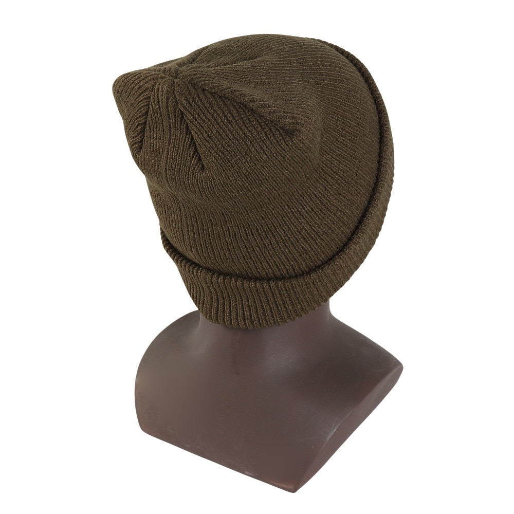 キウ（Kiu）（メンズ）ニット帽 ニットキャップ 2WAY YARN ビーニー K380-906 カーキ 汚れにくい