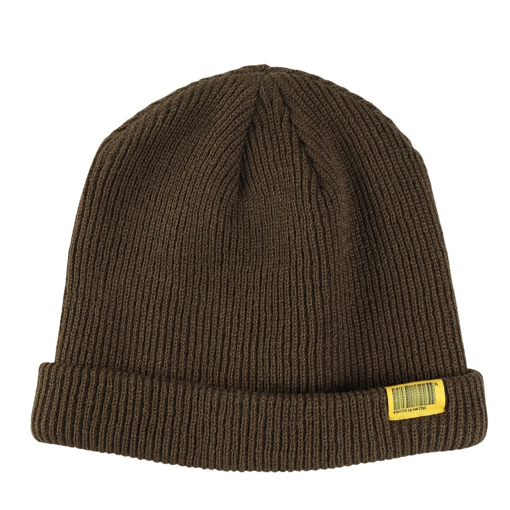 キウ（Kiu）（メンズ）ニット帽 ニットキャップ 2WAY YARN ビーニー K380-906 カーキ 汚れにくい