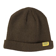 (メンズ)ニット帽 ニットキャップ 2WAY YARN ビーニー K380-906 カーキ 汚れにくい