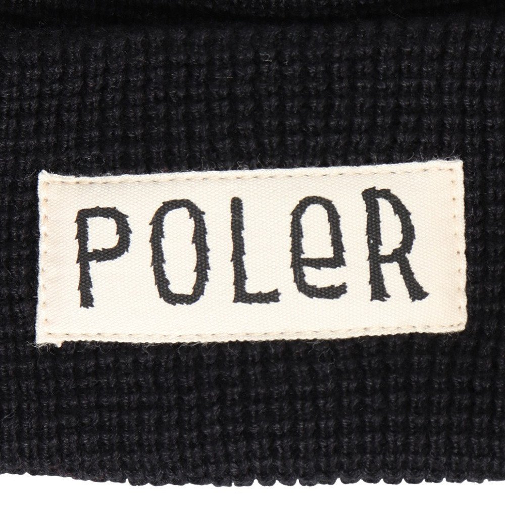 ポーラー（POLER）（メンズ）帽子 WORKERMAN ビーニー 253MCV0104-BLK