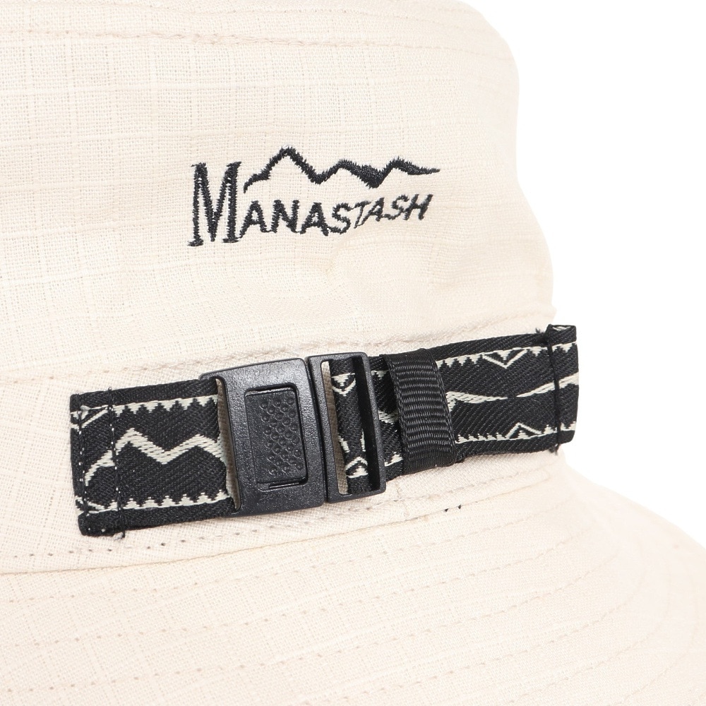 マナスタッシュ（MANASTASH）（メンズ）帽子 ハット ブー二ーハット ダーク ナイト 792-3174005  WHT ホワイト