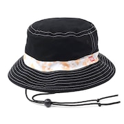 チャムス（CHUMS）（メンズ、レディース）帽子 ハット リバーシブルプリントハット CH05-1330-Z266 ブラック×オレンジ