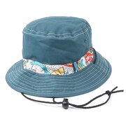 チャムス（CHUMS）（メンズ、レディース）帽子 ハット リバーシブルプリントハット CH05-1330-Z275 ブルー×ホワイト