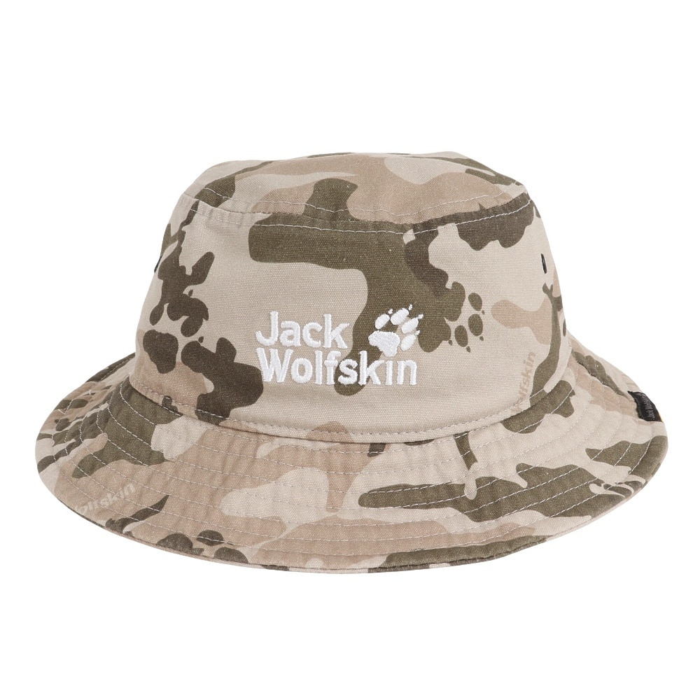 ジャックウルフスキン（JackWolfskin）（メンズ）帽子 ハット トレッキング 登山 JP STL COTTON AOP BUCKET ハット 5025191-7672