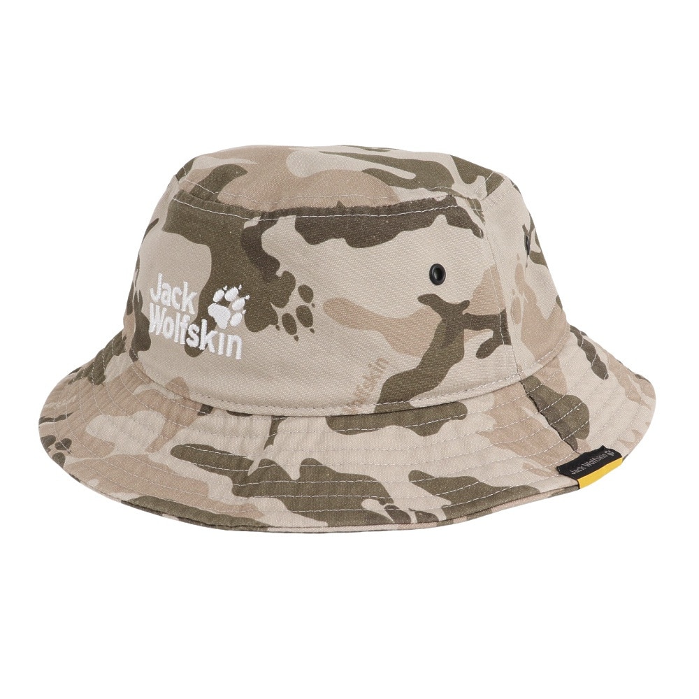 ジャックウルフスキン（JackWolfskin）（メンズ）帽子 ハット トレッキング 登山 JP STL COTTON AOP BUCKET ハット 5025191-7672