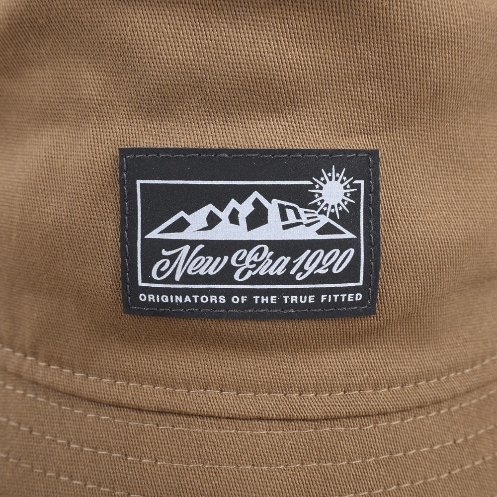 ニューエラ（NEW ERA）（メンズ）帽子 ハット バケット01 ストレッチコットンマウンテン Range Label リフレクターパッチ 13516191 ブラウン