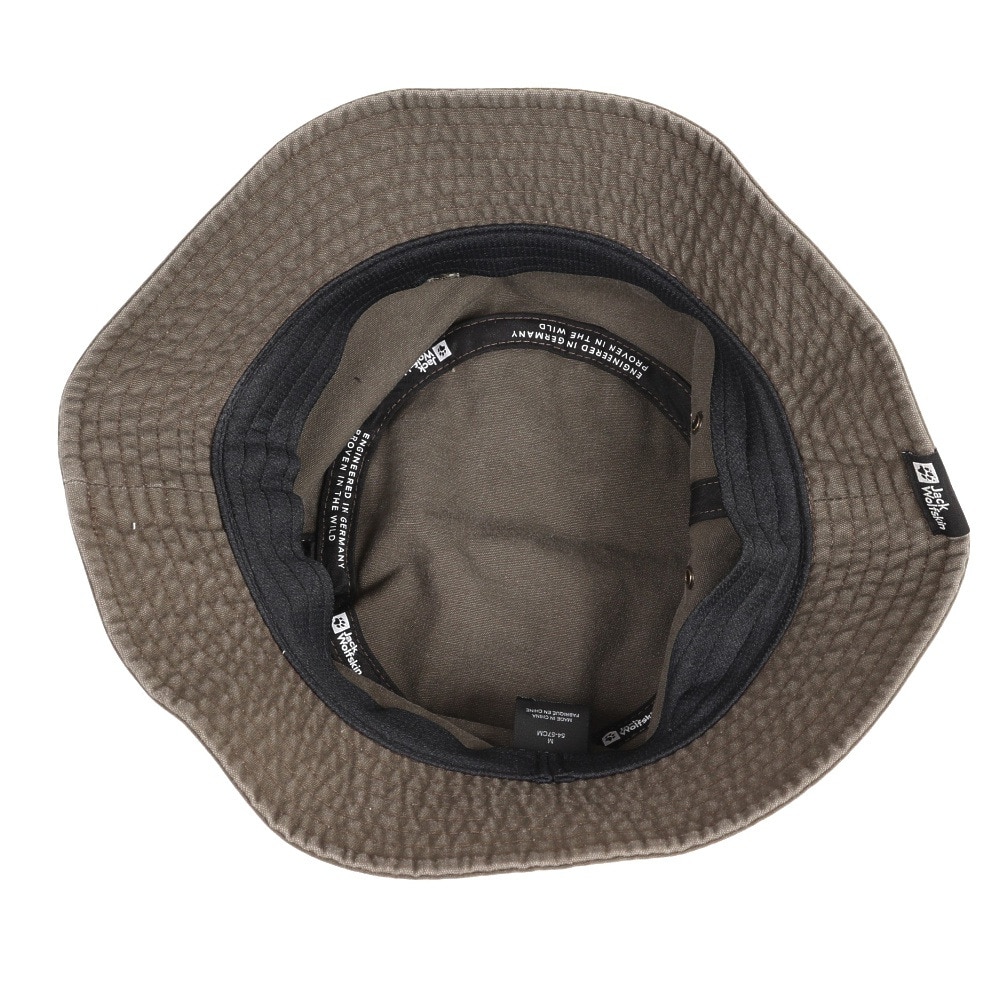 ジャックウルフスキン（JackWolfskin）（メンズ、レディース）帽子 ハット JP キャンバスバケットハット V2 5025052-4550 カーキ