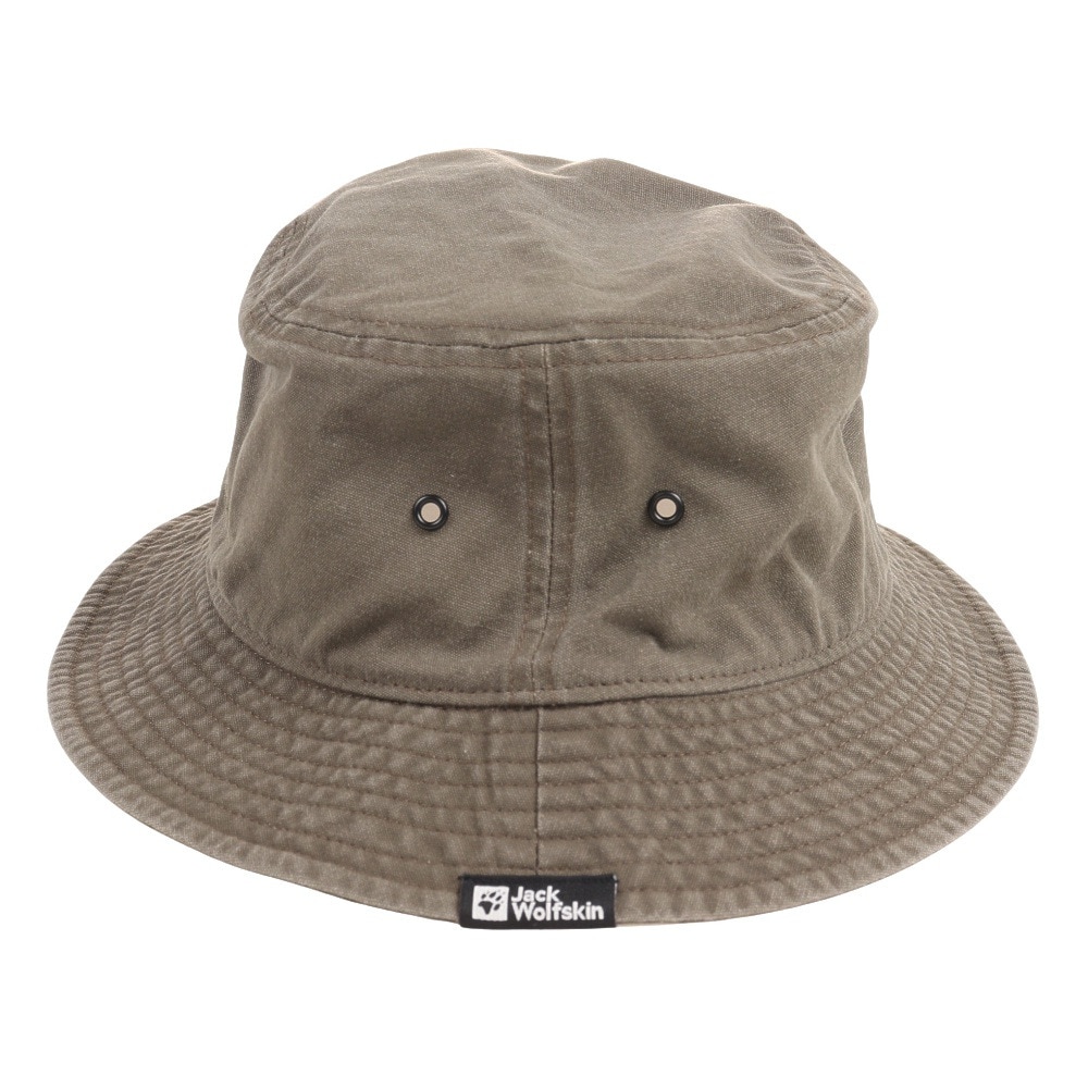 ジャックウルフスキン（JackWolfskin）（メンズ、レディース）帽子 ハット JP キャンバスバケットハット V2 5025052-4550 カーキ