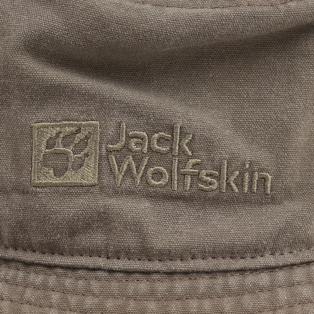 ジャックウルフスキン（JackWolfskin）（メンズ、レディース）帽子 ハット JP キャンバスバケットハット V2 5025052-4550 カーキ