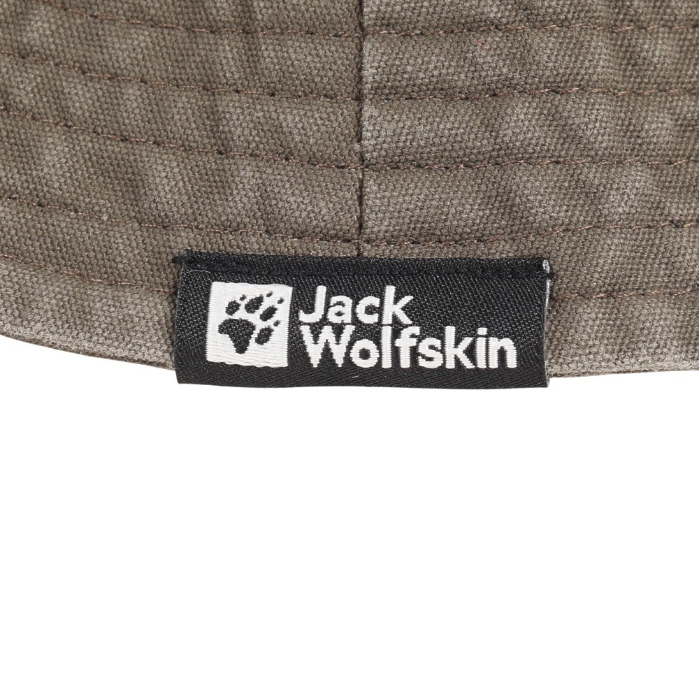 ジャックウルフスキン（JackWolfskin）（メンズ、レディース）帽子 ハット JP キャンバスバケットハット V2 5025052-4550 カーキ