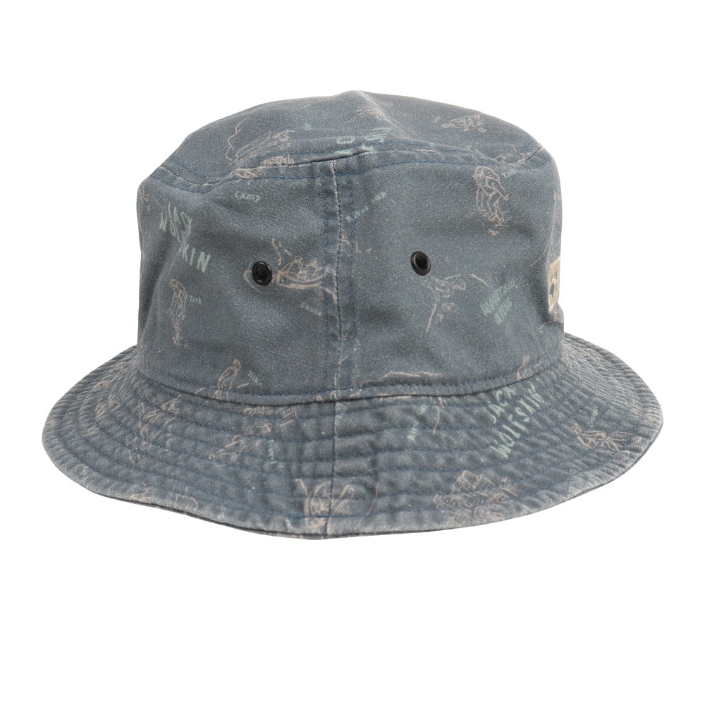 ジャックウルフスキン（JackWolfskin）（メンズ、レディース）帽子 ハット JP キャンバスバケットハット V2 5025052-8241 ブルーグレー