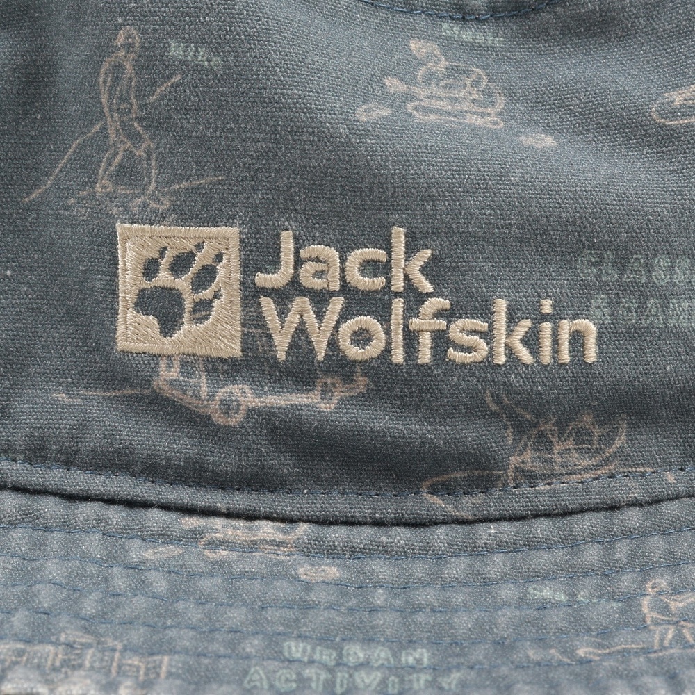 ジャックウルフスキン（JackWolfskin）（メンズ、レディース）帽子 ハット JP キャンバスバケットハット V2 5025052-8241 ブルーグレー