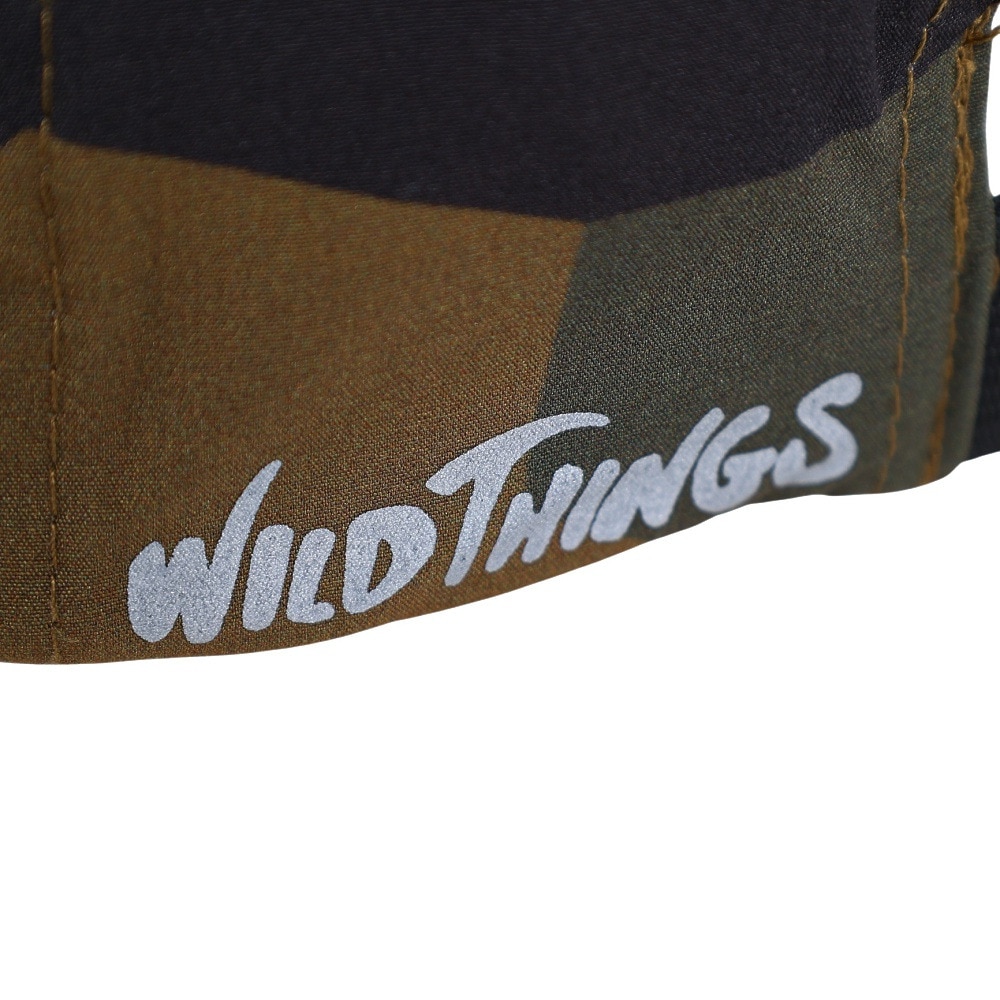 ワイルドシングス（WILD THINGS）（メンズ）帽子 キャップ エラスティック ナイロン プリント キャップ WT23044SL-GCAMO カーキ カモフラージュ