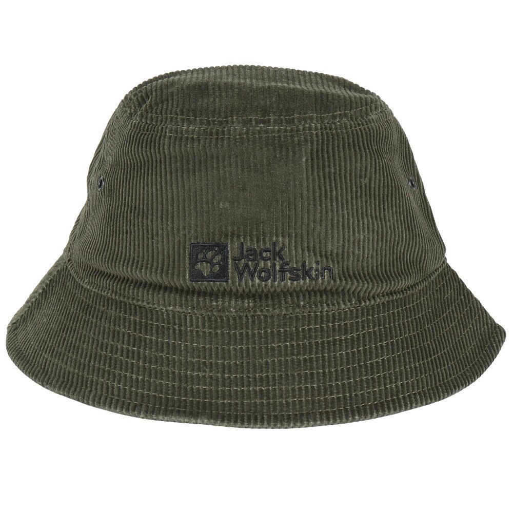 ジャックウルフスキン（JackWolfskin）（メンズ、レディース）帽子 ハット JP CORDS バケットハット V2 5024882-5066 カーキ