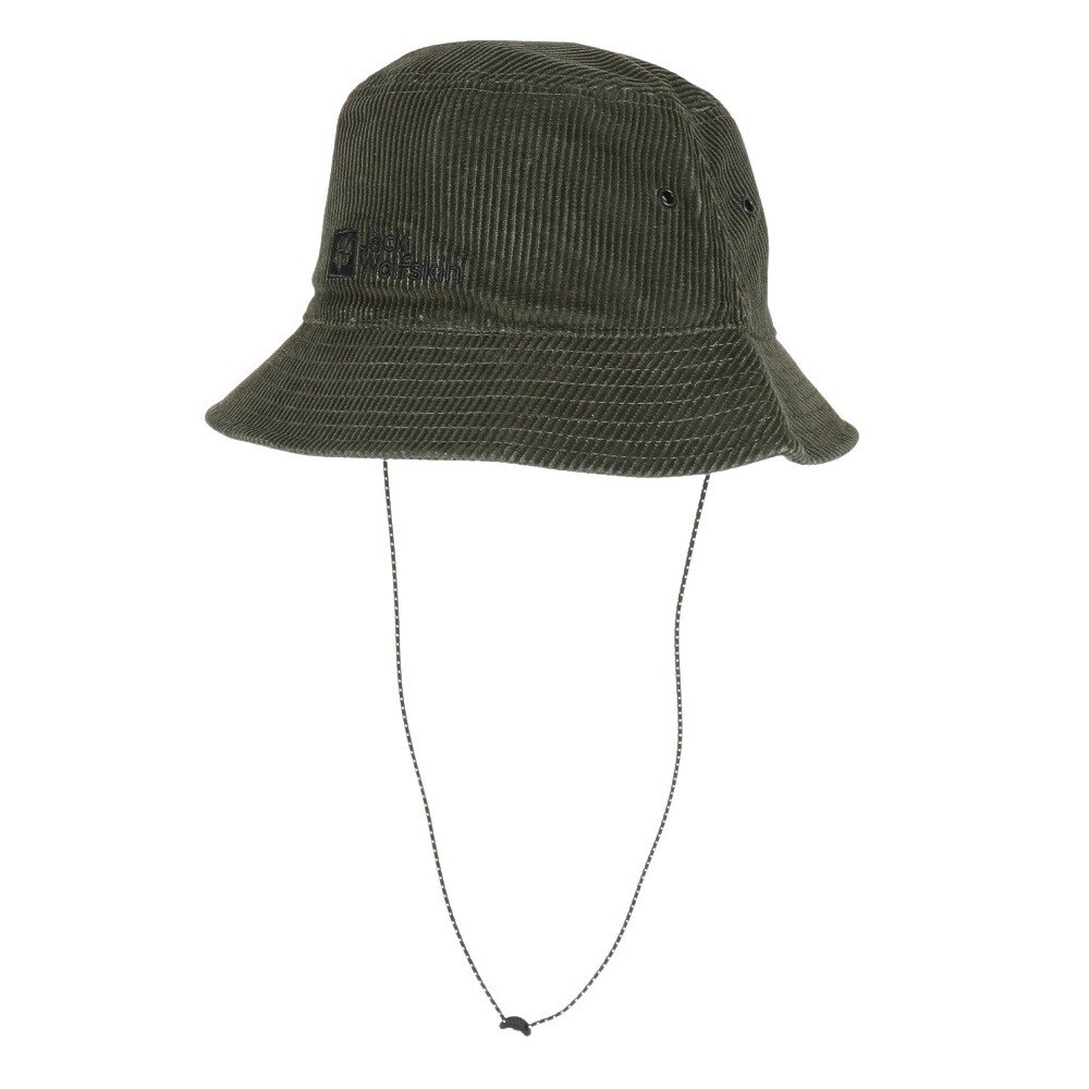 ジャックウルフスキン（JackWolfskin）（メンズ、レディース）帽子 ハット JP CORDS バケットハット V2 5024882-5066 カーキ