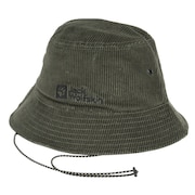 ジャックウルフスキン(JackWolfskin)(メンズ、レディース)帽子 ハット JP CORDS バケットハット V2 5024882-5066 カーキ