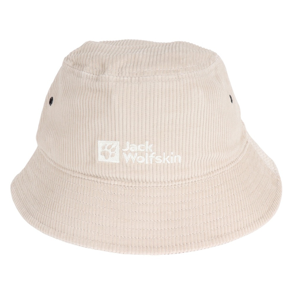 ジャックウルフスキン（JackWolfskin）（メンズ、レディース）帽子 ハット JP CORDS バケットハット V2 5024882-5505 ベージュ