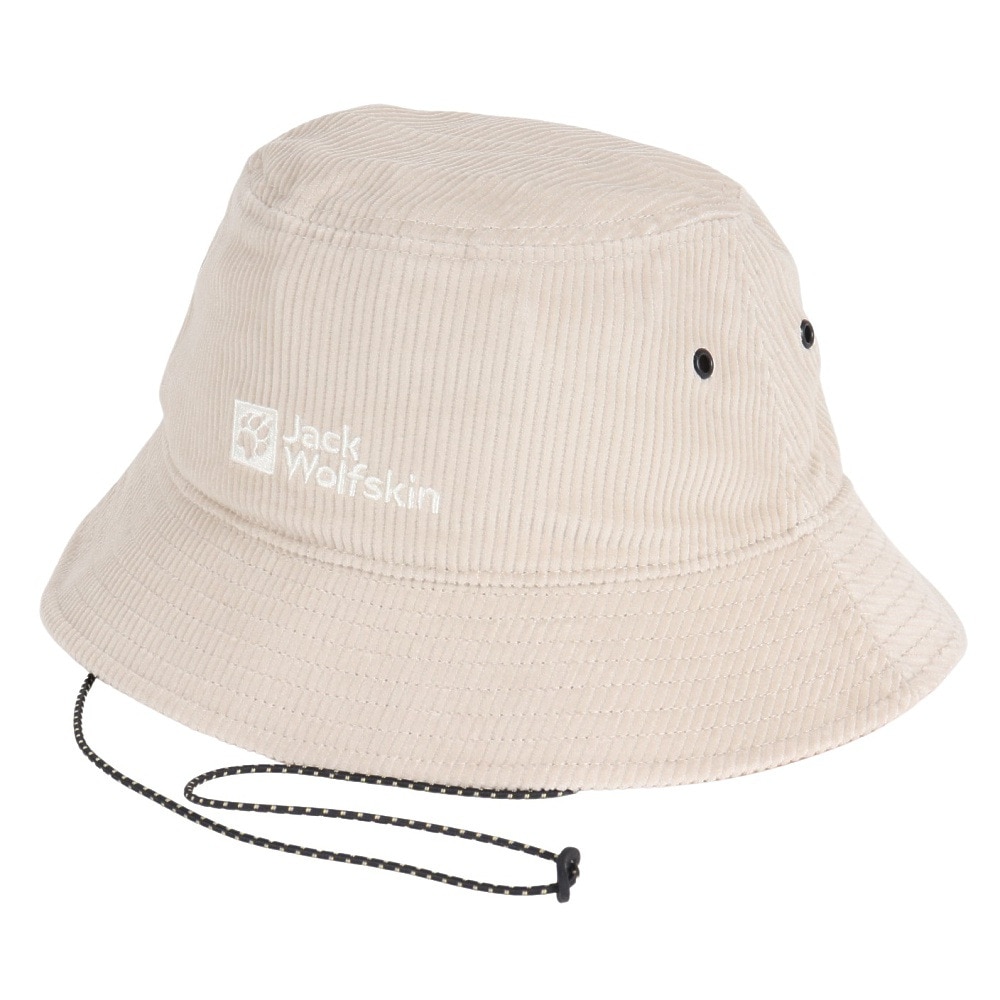 ジャックウルフスキン（JackWolfskin）（メンズ、レディース）帽子 ハット JP CORDS バケットハット V2 5024882-5505 ベージュ