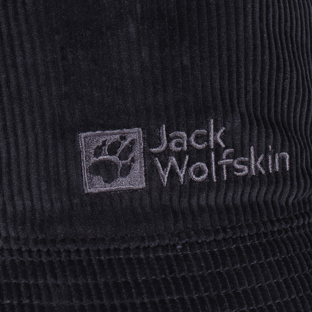 ジャックウルフスキン（JackWolfskin）（メンズ、レディース）帽子 ハット JP CORDS バケットハット V2 5024882-6000 ブラック