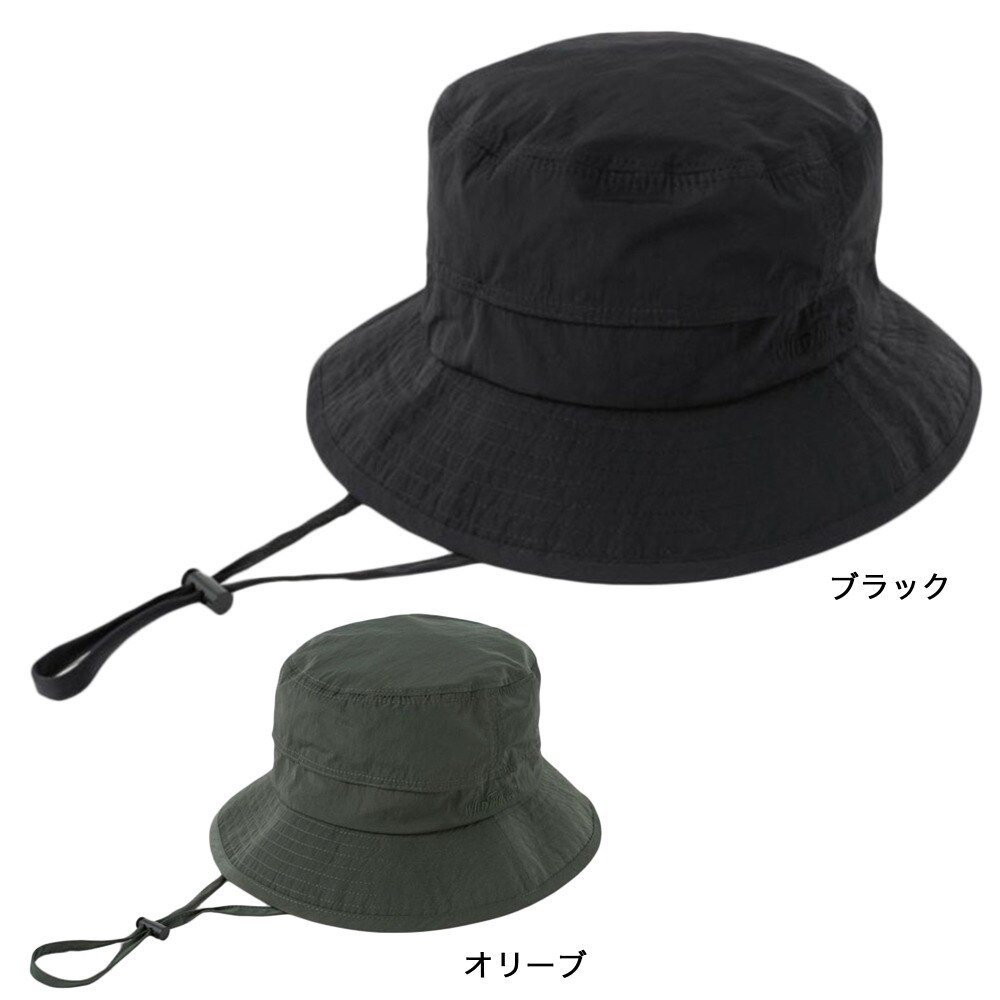 ワイルドシングス（WILD THINGS）（メンズ）ベンチレーションハット WT24006SK-BLACK