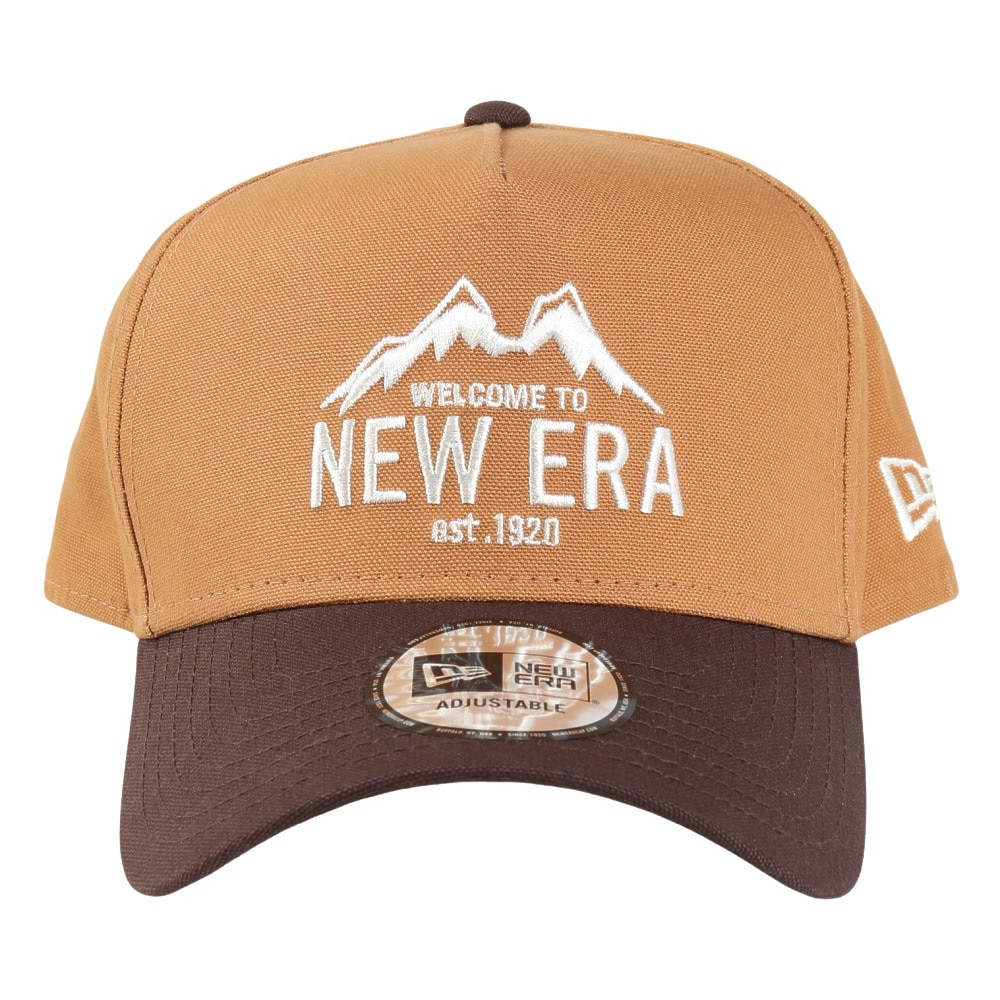 ニューエラ（NEW ERA）（メンズ、レディース）9FORTY A-Frame Duck Canvas マウンテンロゴ キャップ 14307274