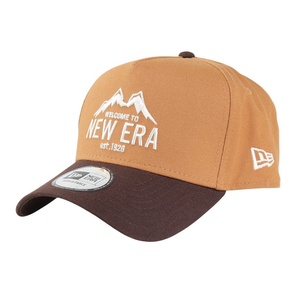ニューエラ（NEW ERA）（メンズ、レディース）9FORTY A-Frame Duck Canvas マウンテンロゴ キャップ 14307274