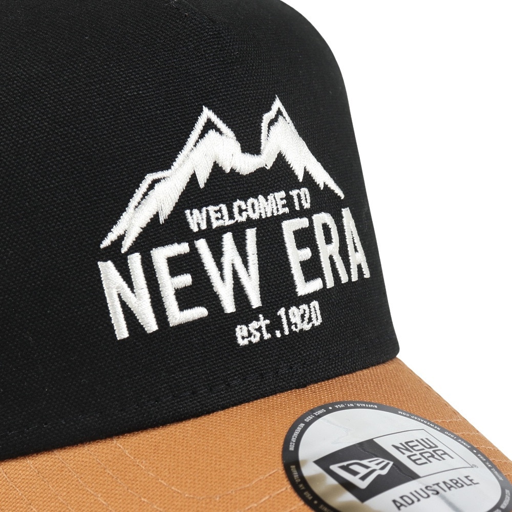 ニューエラ（NEW ERA）（メンズ、レディース）9FORTY A-Frame Duck Canvas マウンテンロゴ キャップ 14307277