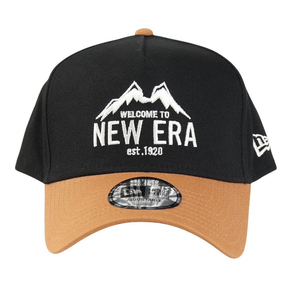 ニューエラ（NEW ERA）（メンズ、レディース）9FORTY A-Frame Duck Canvas マウンテンロゴ キャップ 14307277