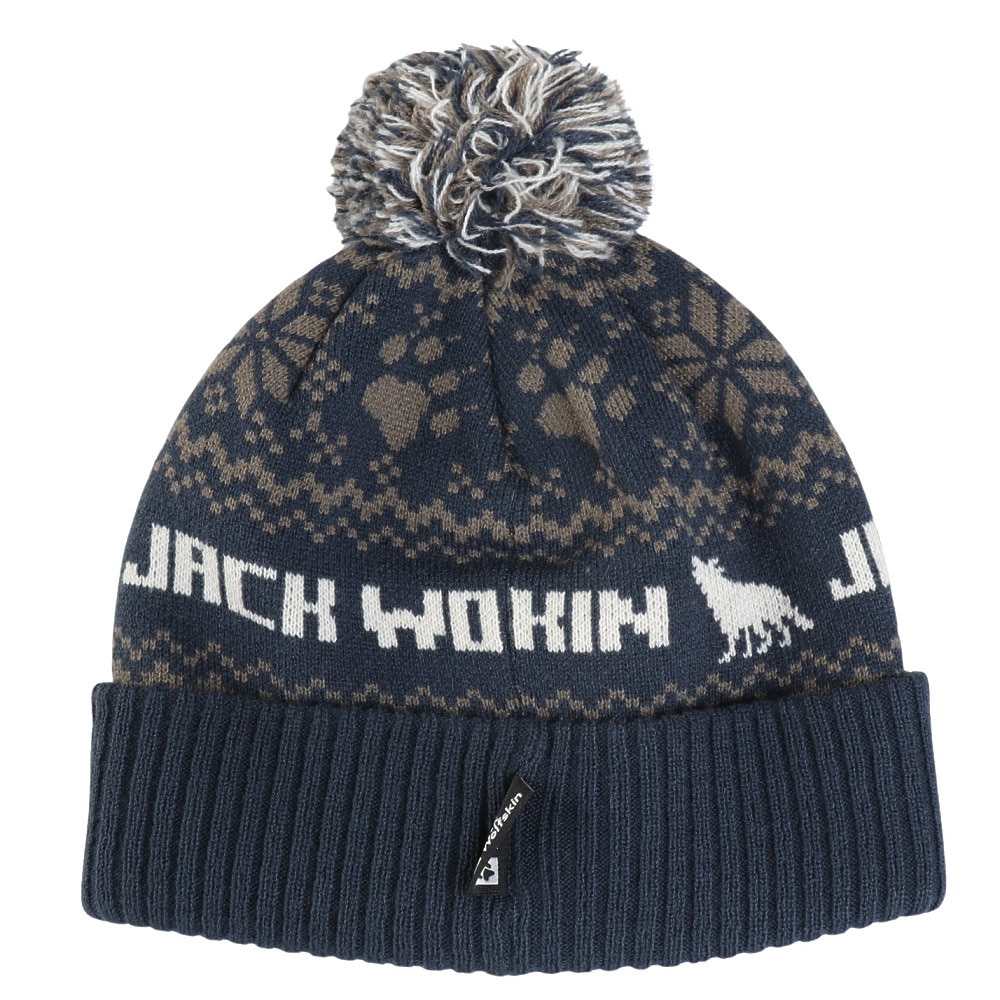 ジャックウルフスキン（JackWolfskin）（メンズ、レディース）ポー ジャカードビーニー A63254-C0410