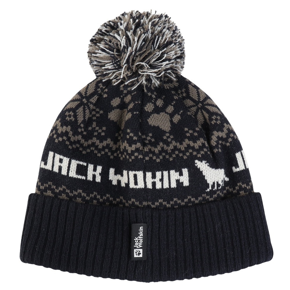 ジャックウルフスキン（JackWolfskin）（メンズ、レディース）ポー ジャカードビーニー A63254-C0413