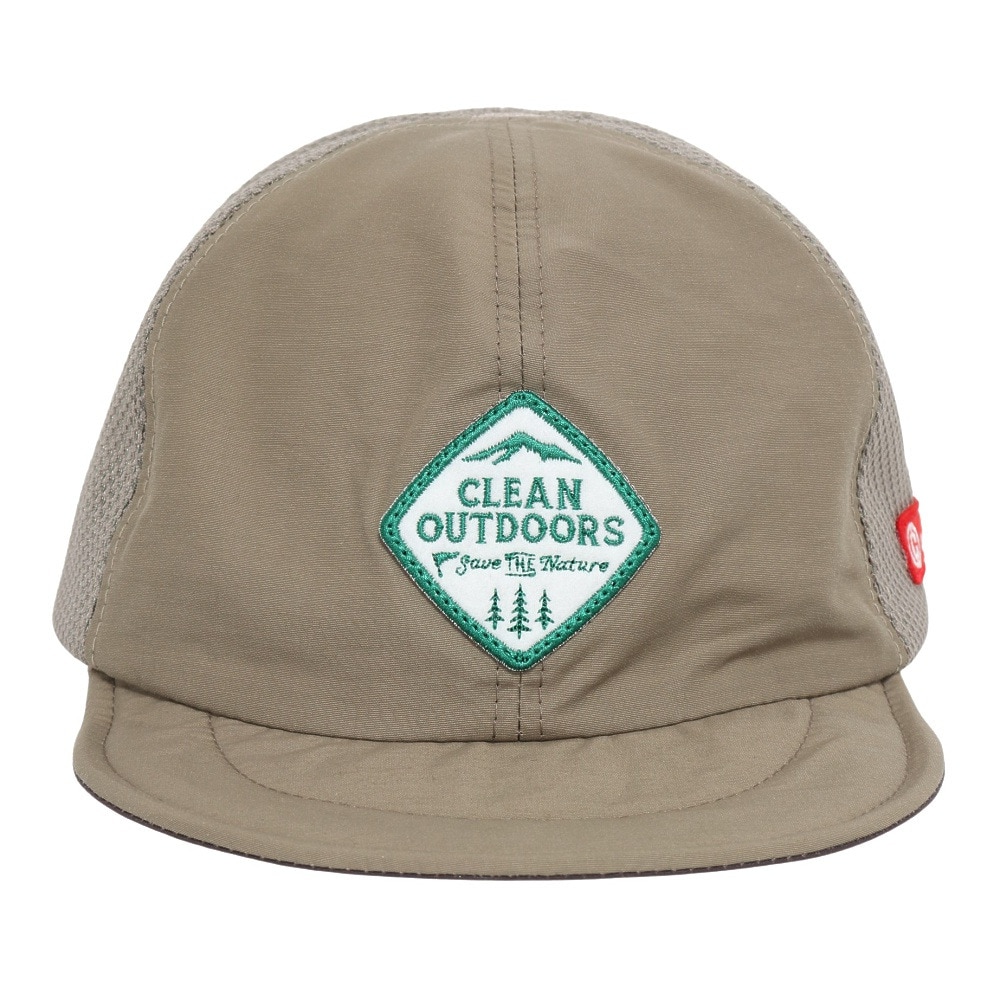 クレ（clef）（メンズ、レディース）キャップ ALL MOUNTAIN MESH B.CAP RB3640 TAN