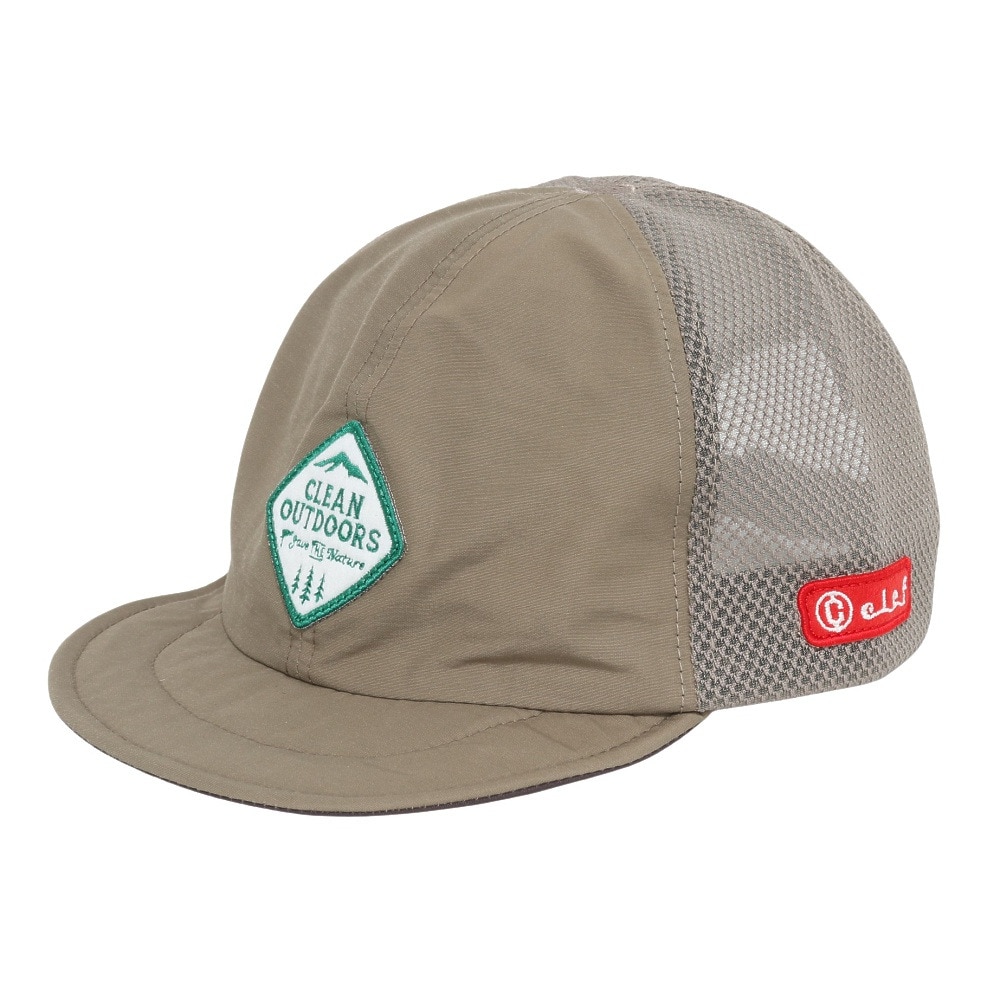 クレ（clef）（メンズ、レディース）キャップ ALL MOUNTAIN MESH B.CAP RB3640 TAN