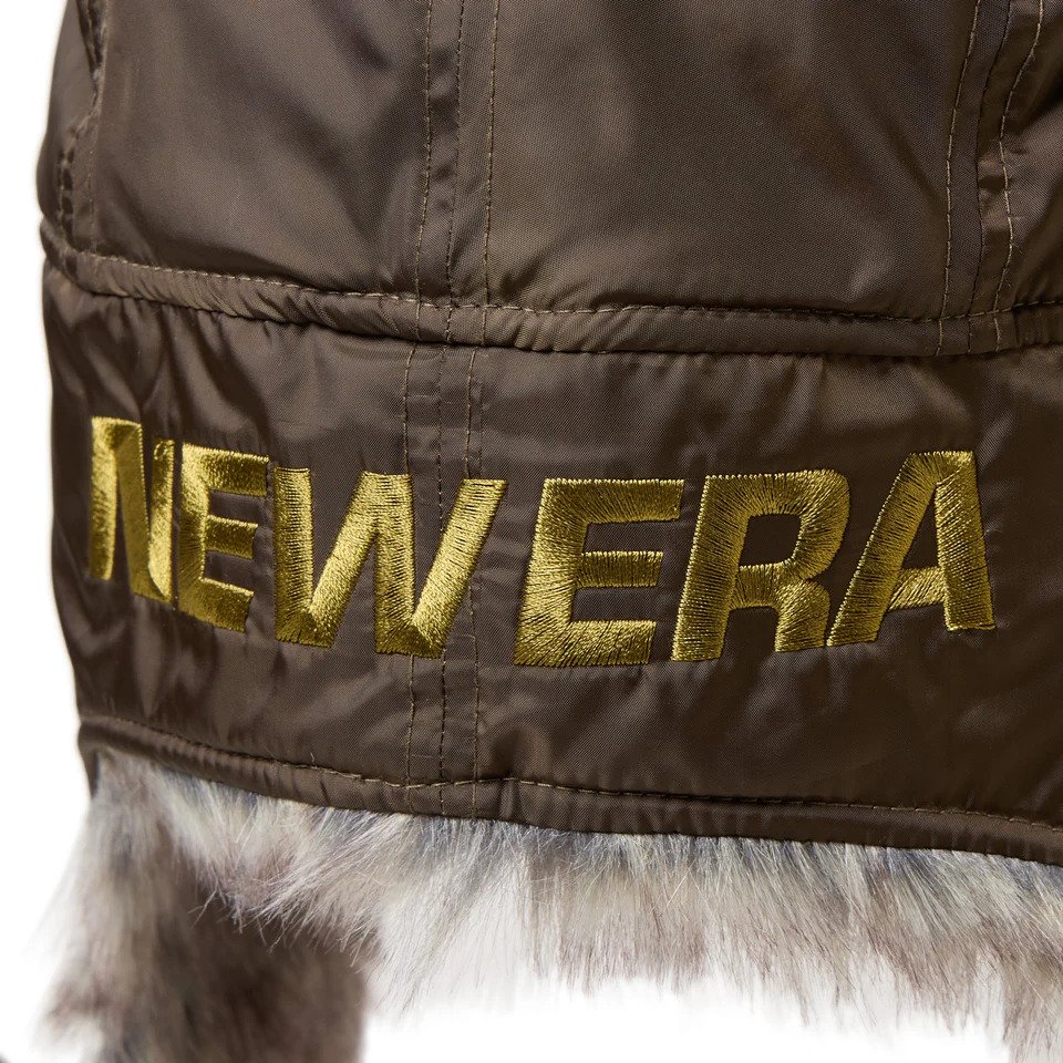 ニューエラ（NEW ERA）（メンズ、レディース）帽子 トラッパー Dogear Water Repellent ファー オリーブ 14668873