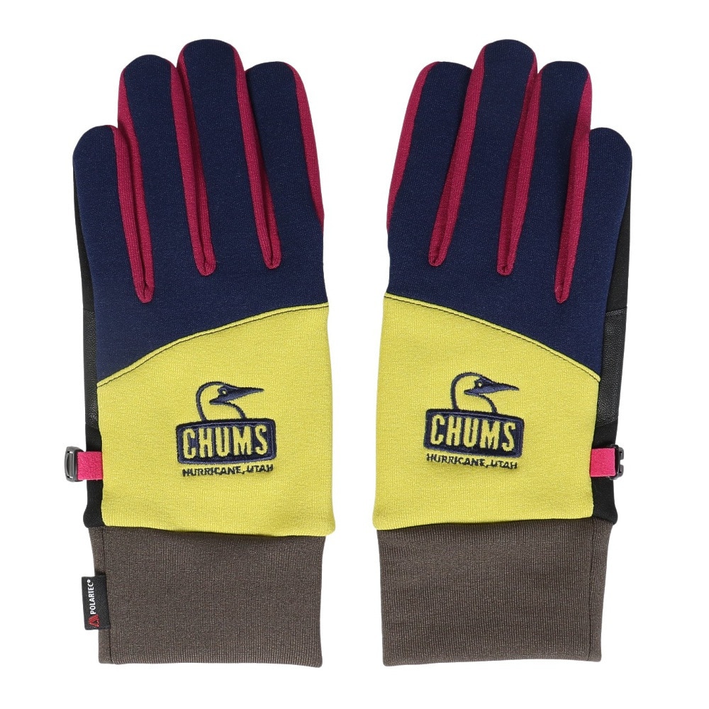 チャムス（CHUMS）（メンズ、レディース）手袋 ポーラテック パワーストレッチグローブ 五指グローブ CH09-1332-C079