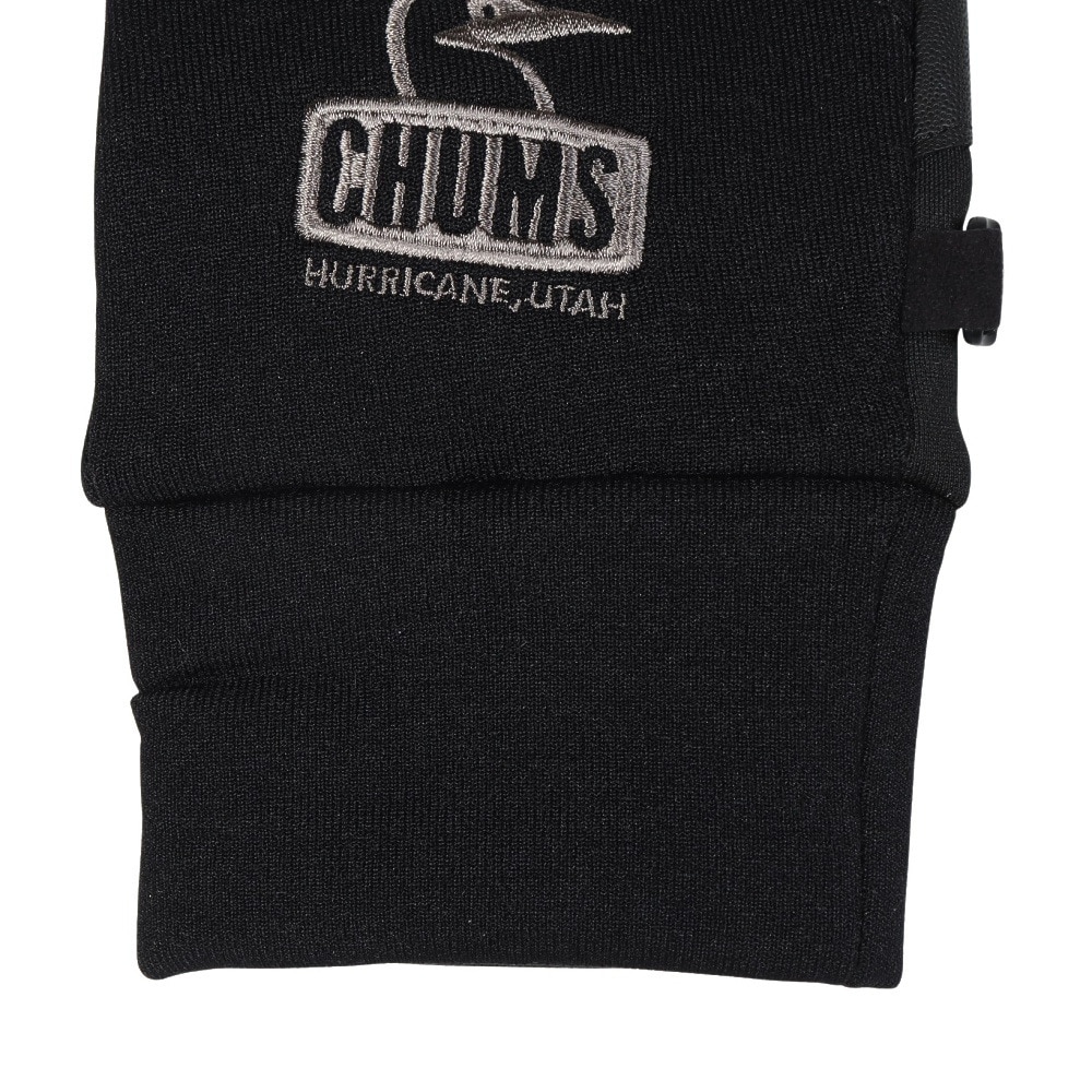 チャムス（CHUMS）（メンズ、レディース）手袋 ポーラテック パワーストレッチグローブ 五指グローブ CH09-1332-K001