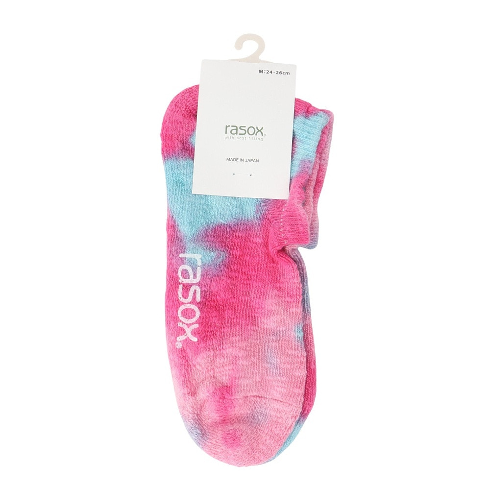 ラソックス（rasox）（メンズ、レディース）タイダイ・スニーカー ソックス CA091SN24-323