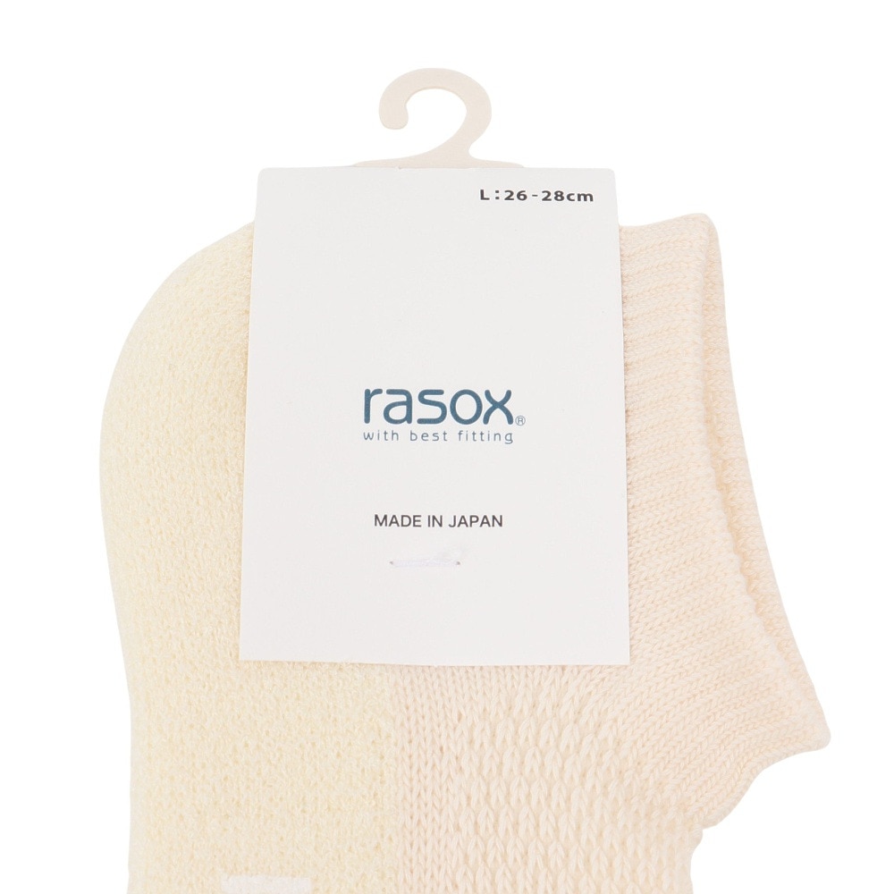 ラソックス（rasox）（メンズ）ソリッド・メッシュ スニーカー ソックス CA231SN01-103