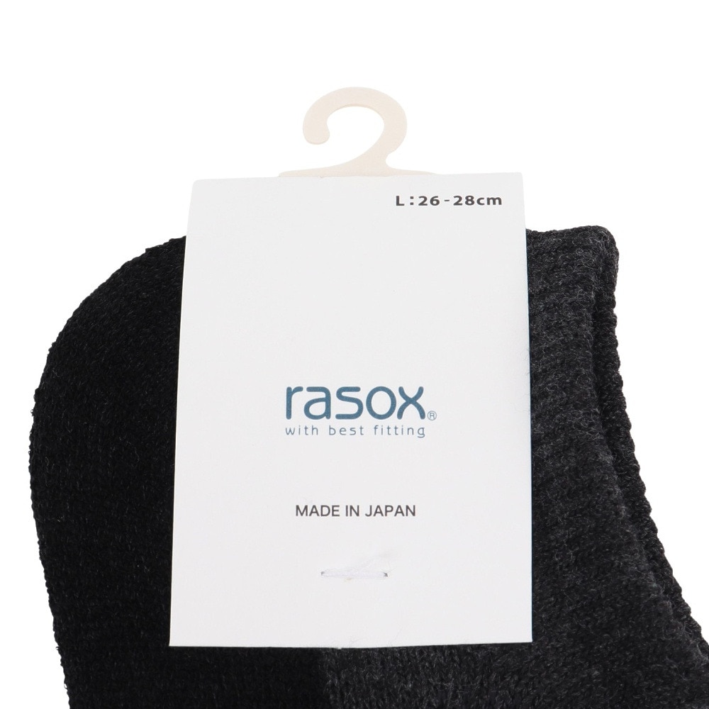 ラソックス（rasox）（メンズ）ソリッド・メッシュ スニーカー ソックス CA231SN01-703