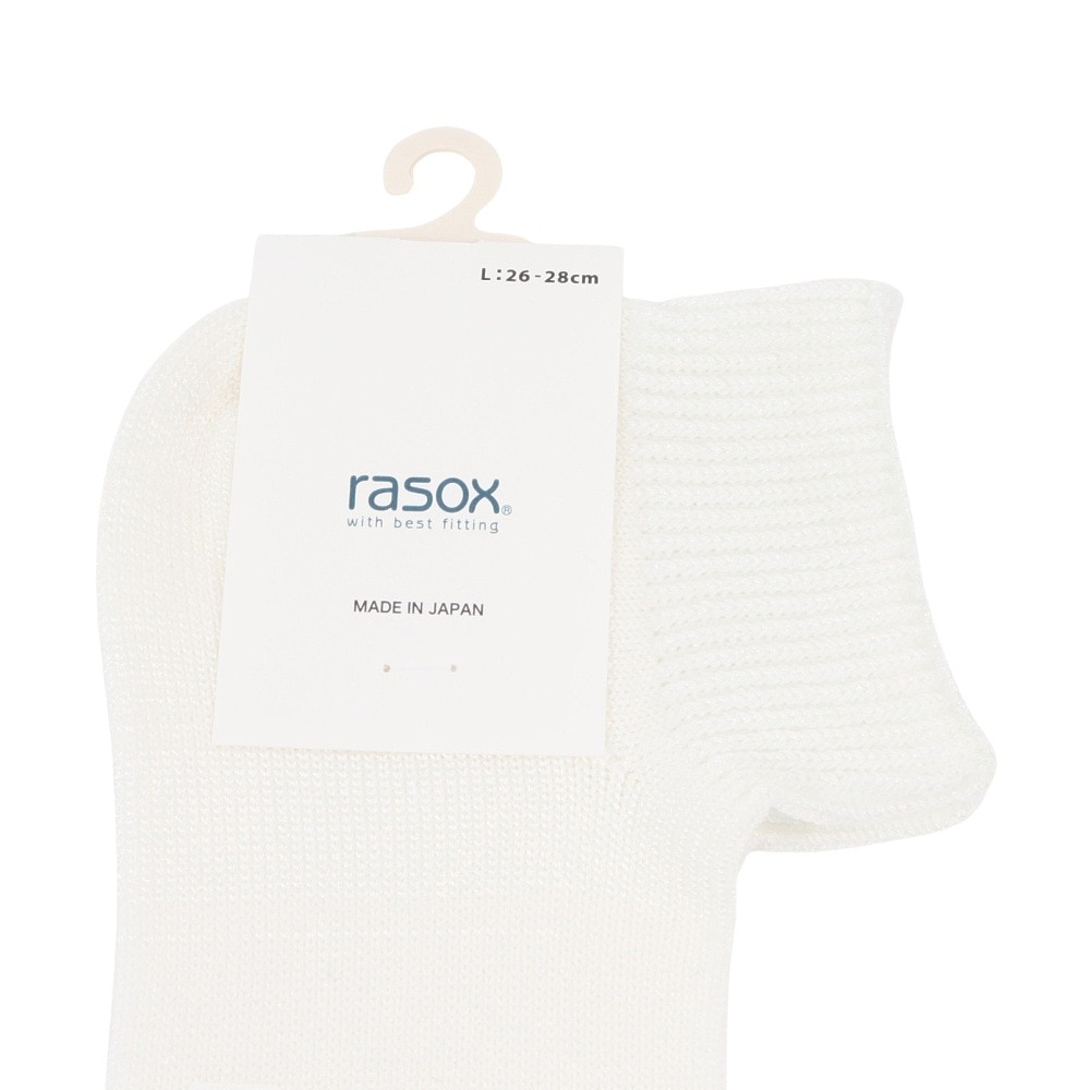 ラソックス（rasox）（メンズ、レディース、キッズ）ラメリブ・アンクル ソックス CA250AN01-103