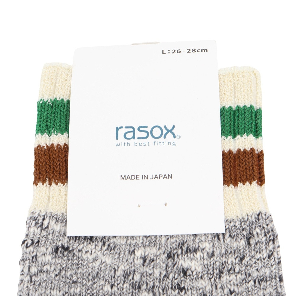 ラソックス（rasox）（メンズ、レディース、キッズ）スラブライン・ミッド ソックス CA250LC01-546