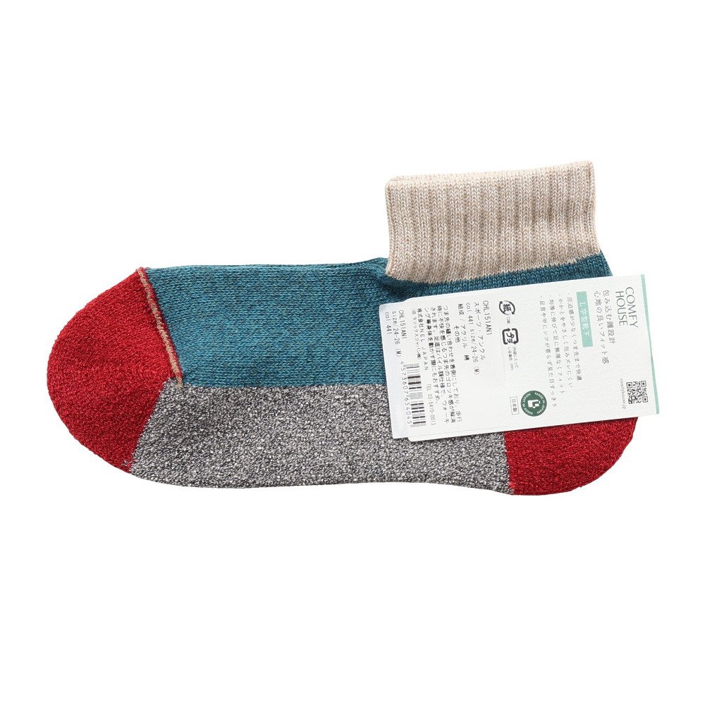 コンフィハウス（Comfy House）（メンズ、レディース）スポーツ アンクルソックス CHL151AN1-441