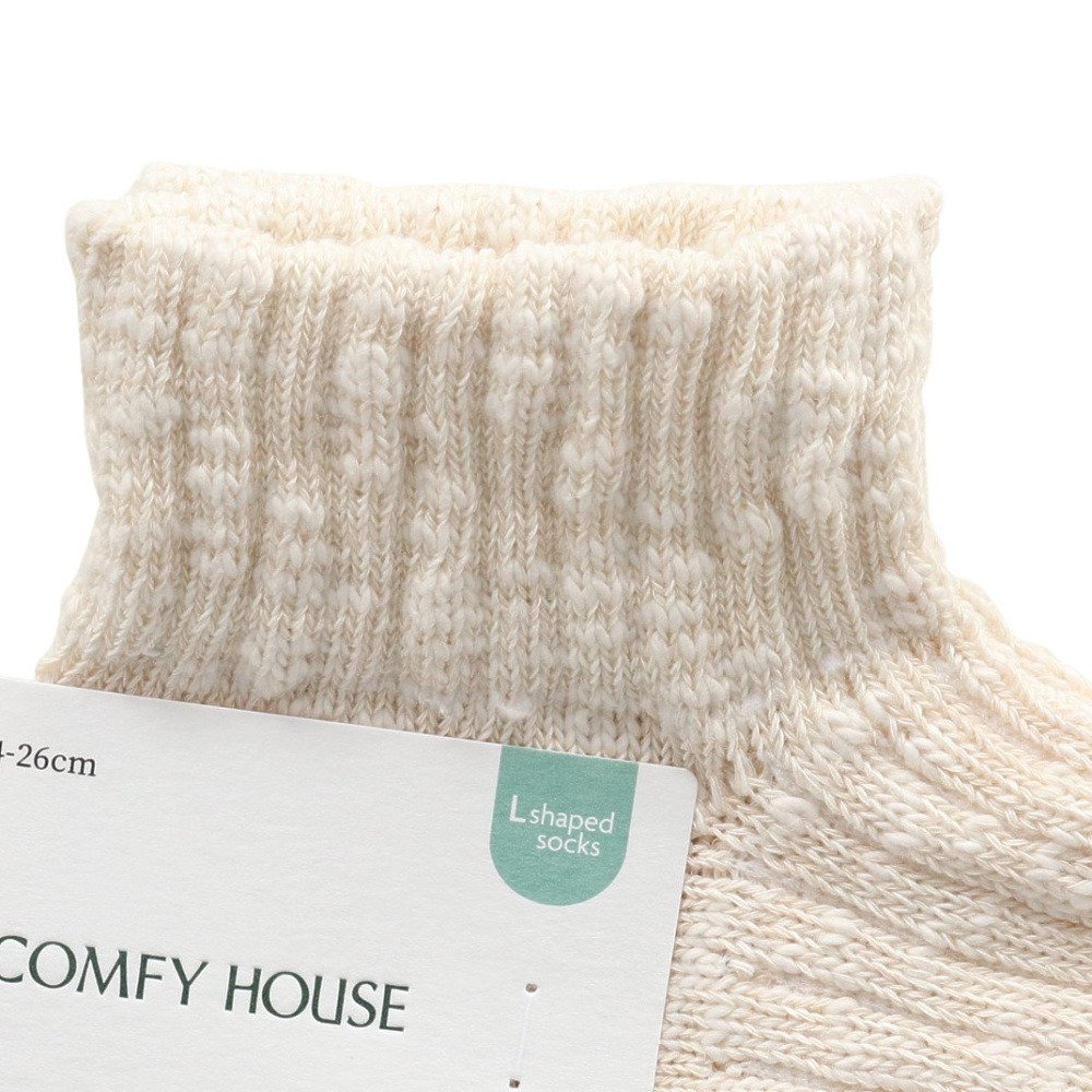 コンフィハウス（Comfy House）（メンズ、レディース）ビッグスラブ アンクルソックス CHL181AN1-101