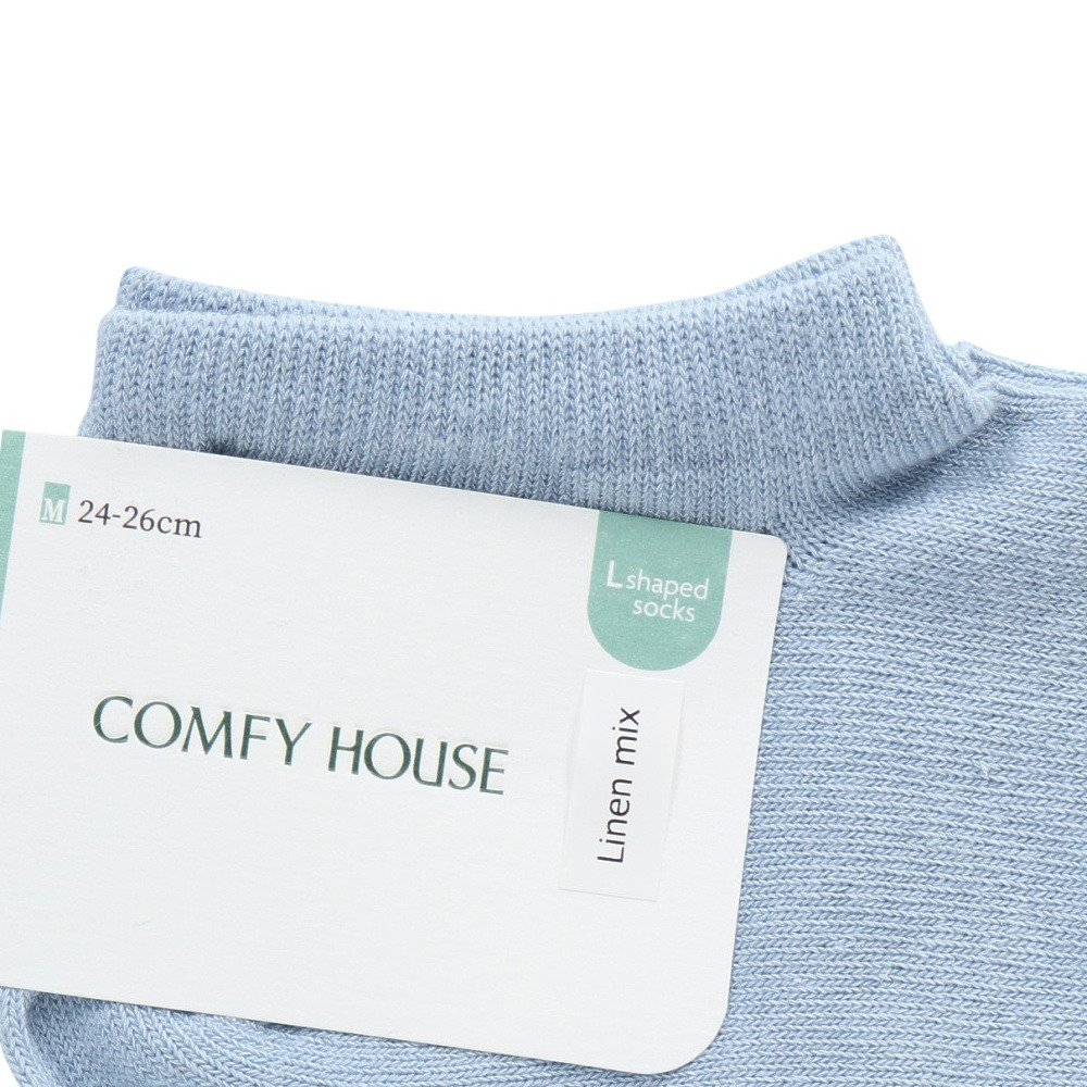 コンフィハウス（Comfy House）（メンズ、レディース）コットンリネン スニーカーソックス CHL191SN1-455