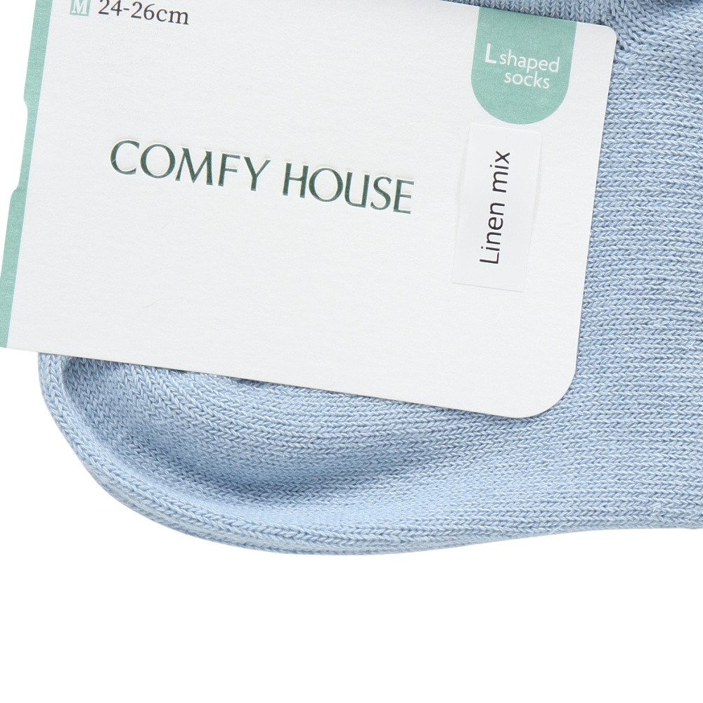 コンフィハウス（Comfy House）（メンズ、レディース）コットンリネン スニーカーソックス CHL191SN1-455