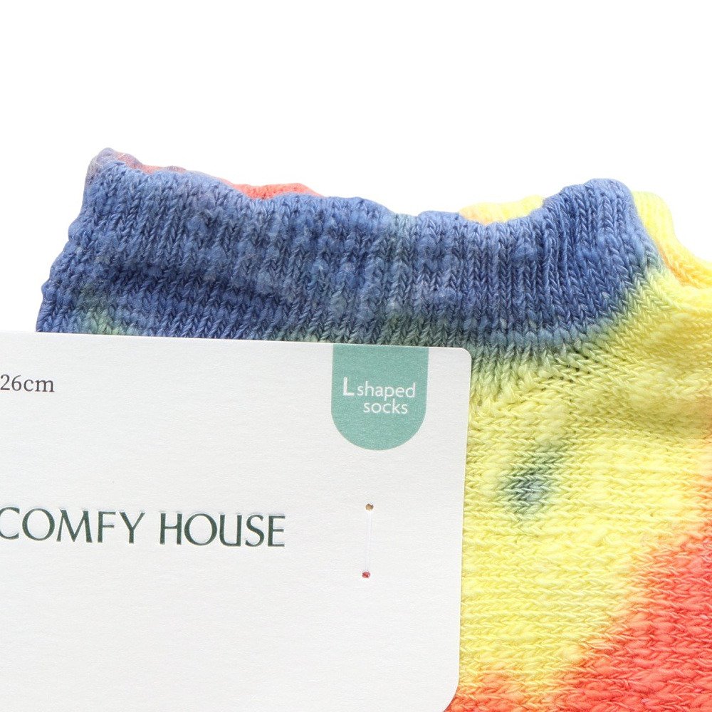 コンフィハウス（Comfy House）（メンズ、レディース）タイダイ スニーカーソックス CHL91SN1-402